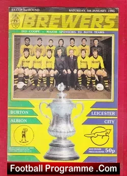 Burton Albion v Leicester City 1985 – FA Cup