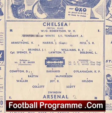 Chelsea v Arsenal 1946