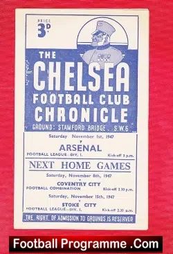 Chelsea v Arsenal 1947