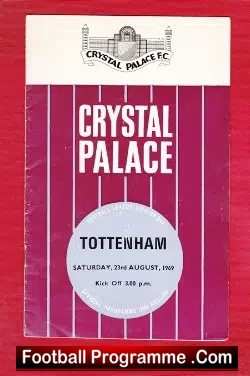 Crystal Palace v Tottenham 1969