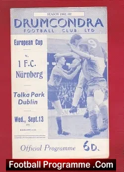 Drumcondra v Nuremberg 1961 – European Cup