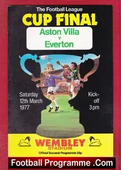 Everton v Aston Villa 1977 – League Cup Final