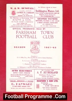 Fareham Town v Netley Sports 1961