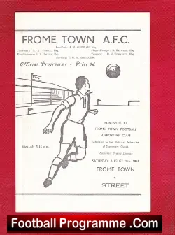 Frome Town v Street 1961