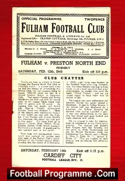 Fulham v Preston 1949
