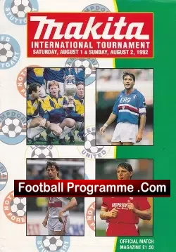 Makita Tournament in Leeds Nottingham Forest Sampdoria 1992