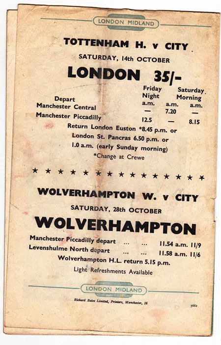 Manchester City v Torino 1961 - Denis Law for Italian Team
