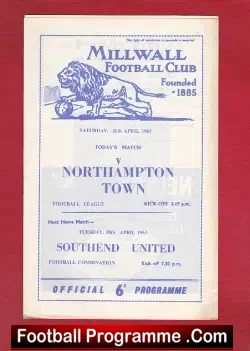 Millwall v Northampton Town 1963 – 2