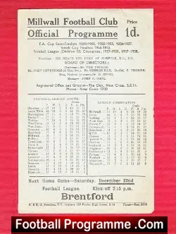 Millwall v Tottenham 1945