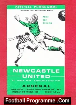 Newcastle United v Arsenal 1969
