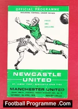 Newcastle United v Manchester United 1970