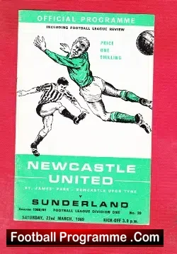 Newcastle United v Sunderland 1969