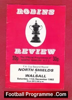 North Shields v Walsall 1982 – FA Cup