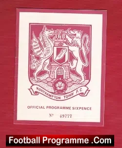 Northampton Town v Bolton Wanderers 1964