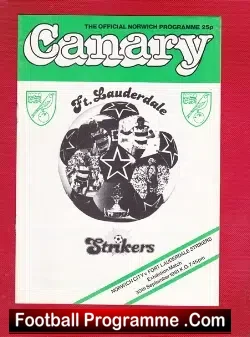 Norwich City v Fort Lauderdale 1981 – Friendly Match USA