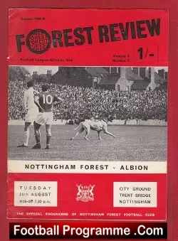 Nottingham Forest v WBA 1969