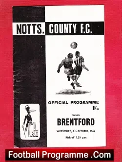 Notts County v Brentford 1969