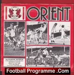 Peter Angell + Brain Blower Testimonial Match Orient 1978 - football programme