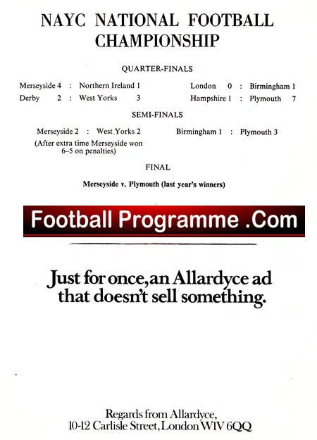 Plymouth v Merseyside 1975 – Cup Final + George Best