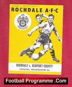 Rochdale v Newport County 1964