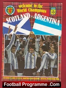 Scotland v Argentina 1979 – Diego Maradona