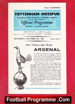 Tottenham Hotspur v Arsenal 1962