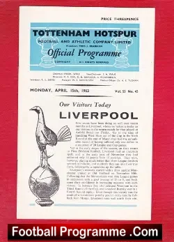 Tottenham Hotspur v Liverpool 1963