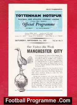 Tottenham Hotspur v Manchester City 1962