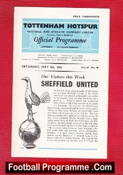 Tottenham Hotspur v Sheffield United 1963
