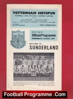 Tottenham Hotspur v Sunderland 1967