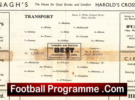 Transport v Cork Athletic 1948 – Ireland