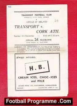 Transport v Cork Athletic 1948 – Ireland