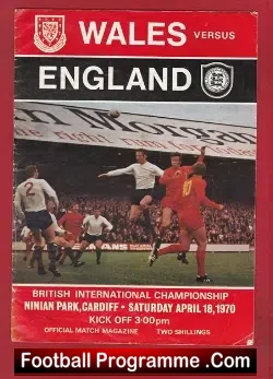 Wales v England 1970 – Signed Autographed