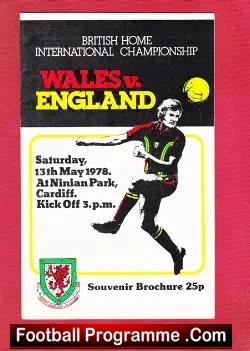 Wales v England 1978