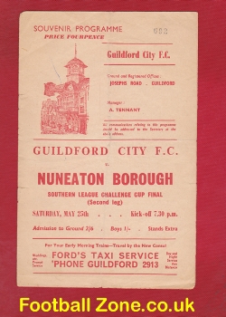 Guildford City v Nuneaton Borough 1963