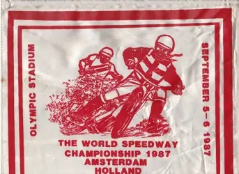 World Championship Speedway Final Pennant 1987 – Holland