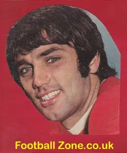 Manchester United George Best Genuine Hand Signed Picture