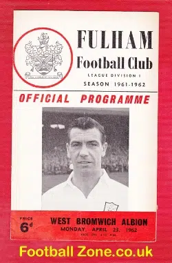 Fulham v WBA 1962