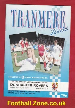 Tranmere Rovers v Doncaster Rovers 1990 – LDF Cup Final
