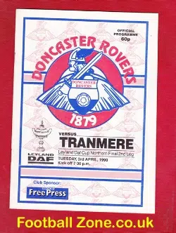 Doncaster Rovers v Tranmere Rovers 1990 – LDF Cup Final