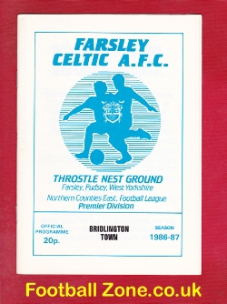 Farsley Celtic v Bridlington Town 1986
