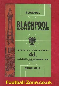 Blackpool v Aston Villa 1964 - to clear
