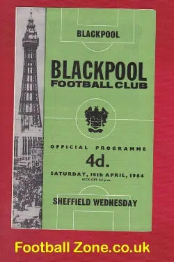 Blackpool v Sheffield Wednesday 1964