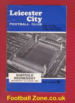 Leicester City v Sheffield Wednesday 1967