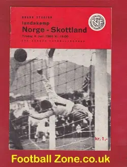 Norway v Scotland 1963 - Landskamp