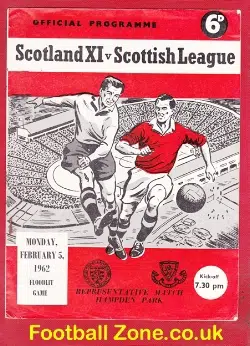 Scotland v Scottish League 1962 - Plus Ian St John Hampden