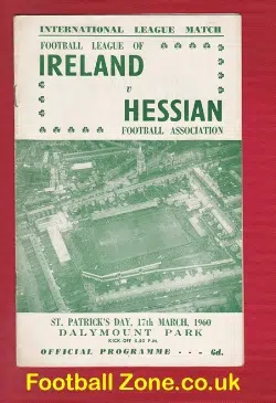 Ireland Football League v Hessian 1960 – Dalymount – Germany
