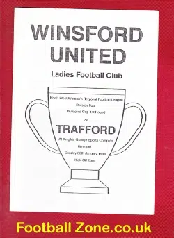 Winsford United Ladies v Trafford 1994 – Womens Football