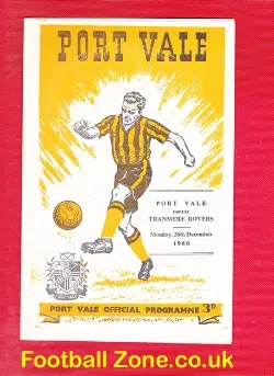 Port Vale v Tranmere Rovers 1960