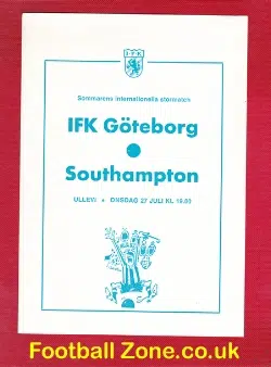 IFK GÃ¶teborg v Southampton 1976 – Sweden Football Team